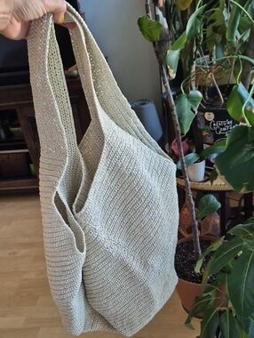 Lauren Manoogian XXL Big Pinwheel  Crotched Hobo Tote Bag